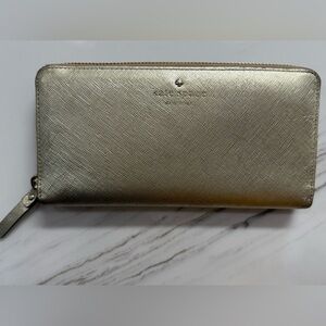 Kate Spade Metallic Gold Wallet